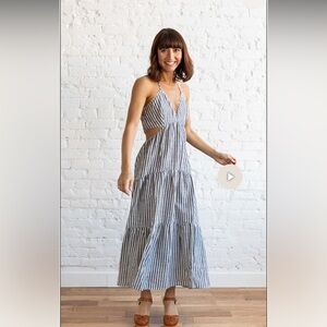 NWT Lush Open Back Maxi Dress